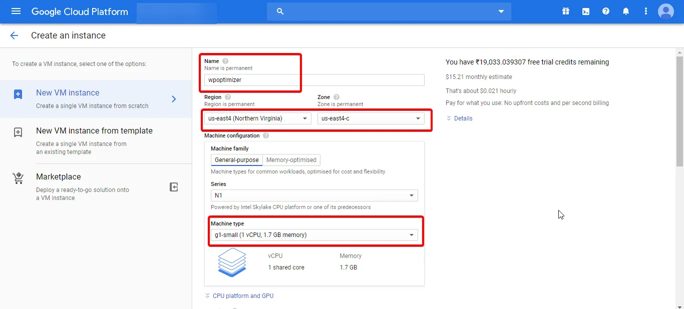 Machine Configuration