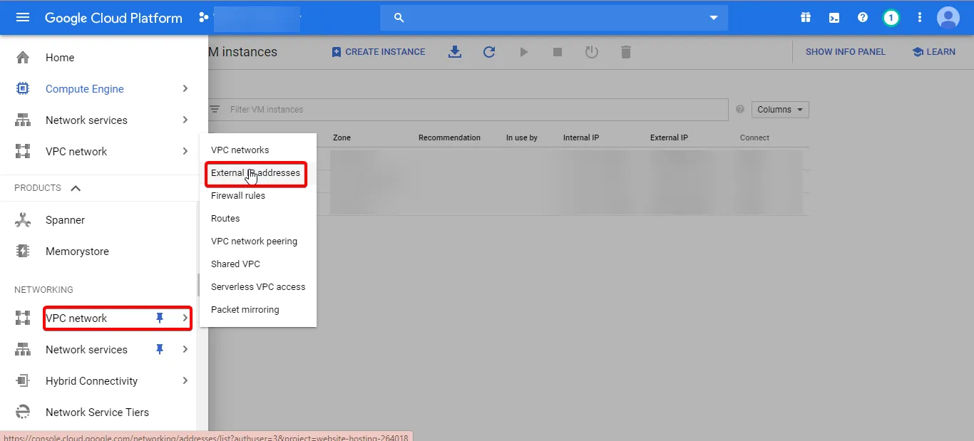 Networking VPC Network